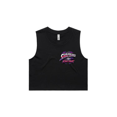 Shattered Racing Team Ladies Crop Tank